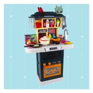 Cocina de Juguete con Rocio y Chorro de Agua 64 Pzs Verde