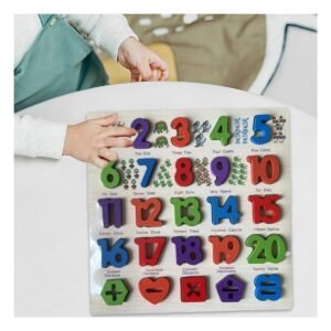 Juego Didactico de Madera Educativo con Piezas Encasjables para Aprender Formas