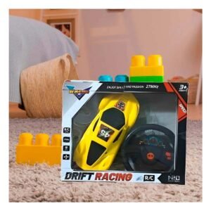 Auto Control Remoto Amarillo para Juego en Casa con Diseno Resistente