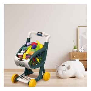 Carro de Compras Musical 41 Pzs Verde oscuro para Juego de Supermercado Infantil