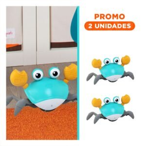 Pack2 Animal Danzante Recargable Celeste con Movimiento Ritmico para Juego Infantil