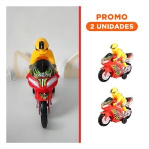 Pack2 Ciclomoto Roja de Juego y Diversion para Niños