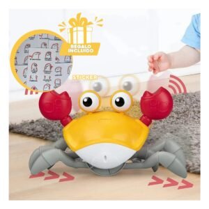 Cangrejito a Cuerda Amarillo Juguete Decorativo Hogar Estilo Festivo Y+Regalo Sticker