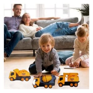 Juego De Carritos De Construccion Para Diversion y Movimiento En Casa