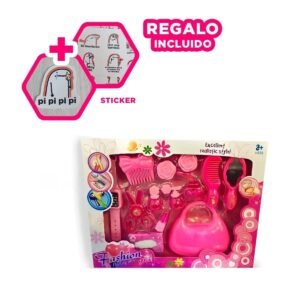 Coleccion de Belleza Sonora con Accesorios para Niñas Diversion y Creatividad Y+Regalo Sticker