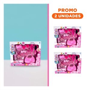Pack2 Coleccion de Maquillaje Sonora con Accesorios para Niñas Diversion y Juego