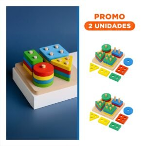 Pack2 Set Didactico Plantado para Niños Alegre y Colorido