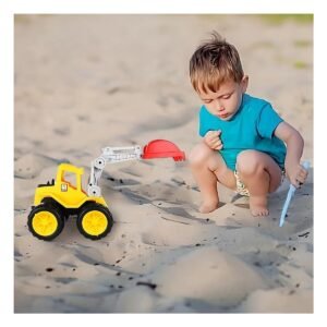 Juego Carro Constructor Tipo Excavadora para Decoracion y Diversion en Casa