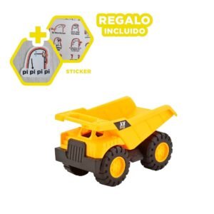 Volquete Amarillo Chato Diagonal 15x25cm para Diversion Activa Y+Regalo Sticker