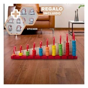 Librero de Calculos para Hogar con Diseno Moderno en Decoracion Funcional Y+Regalo Sticker