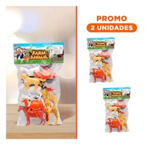 Pack2 Figuras de Granja Set 10 para Niños Creativo y Divertido
