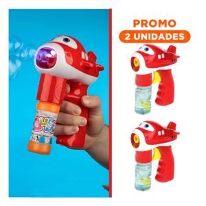 Pack2 Jet Burbujeador Rojo para Hogar y Diversion en Casa
