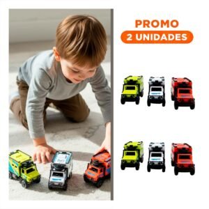Pack2 Camion De Juguete Racing Grafiti Multicolor para Juego y Diversion en Casa