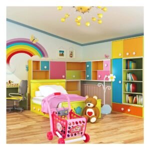 Carrito de Compras 3 en 1 para Ninos con Luces y Sonido con Accesorios
