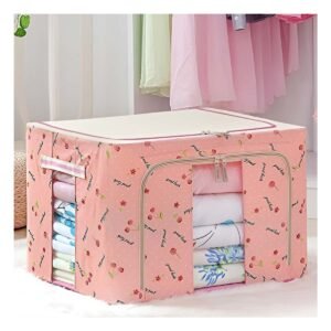 Caja organizadora plegable para hogar con estilo decorativo y uso diario practico