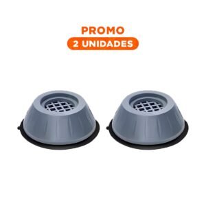 Pack2 Base de Soporte Antivibratoria y Antideslizante en Cuatro Unidades