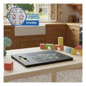 Panel Magnetico Negro para Escritorio Hogar y Oficina con Uso Funcional Y+Regalo Sticker