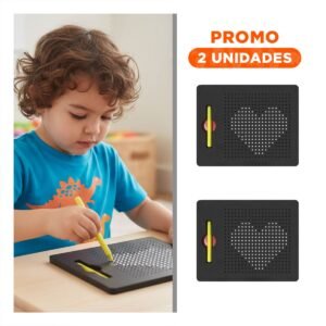 Pack2 Superficie Negra Magnetica para Oficina Hogar y Zona de Trabajo