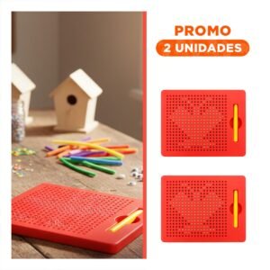 Pack2 Superficie Roja Magnetica para Oficina Hogar y Zona de Trabajo