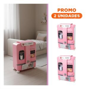 Pack2 Refrigerador Infantil para Juego de Casa con Simulacion de Cocina