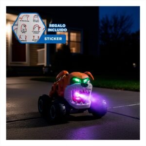 Auto Robot Perro con Control Remoto para Entretenimiento Activo en el Hogar Y+Regalo Sticker