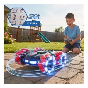 Auto Acrobatico con Control Remoto para Movimientos Rapidos y Diversion Y+Regalo Sticker