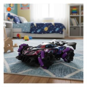 Vehiculo Acrobatico con Guantes de Control para Juego Activo en Morado