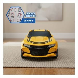 Automovil con Control Remoto Amarillo y Negro para Actividad Recreativa Y+Regalo Sticker