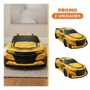 Pack2 Juguete con Control Remoto Amarillo y Negro para Diversion en Interiores