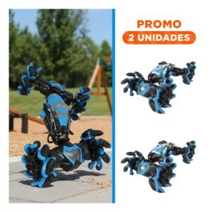 Pack2 Modelo de Juego con Control Remoto y Reloj para Movimientos con Destreza en Color Azul