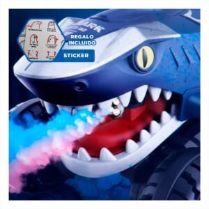 Juguete Robot Tiburon con Control Remoto para Entretenimiento Y+Regalo Sticker