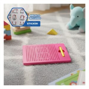 Panel Magnetico Rosado para Escritorio Hogar y Oficina con Uso Funcional Y+Regalo Sticker