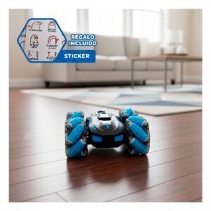 Auto Acrobatico con Control Remoto para Juego Interactivo en Interior Y+Regalo Sticker