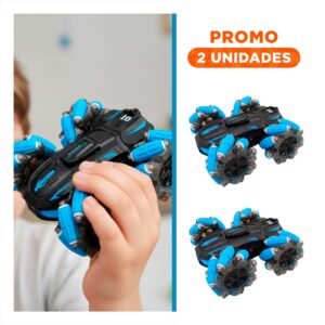 Pack2 Carro con Funcion Acrobatico y Control Remoto para Juego Interactivo