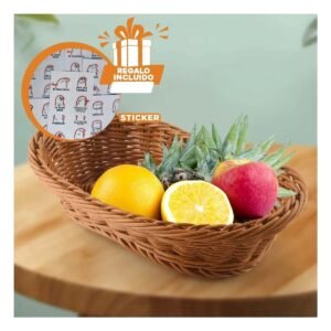 Contenedor de Almacenaje Resistente con Diseno de Tejido Fino Y+Regalo Sticker