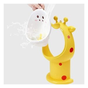 Orinal para Ninos de Firaja con Diseno Divertido y Seguro Amarillo