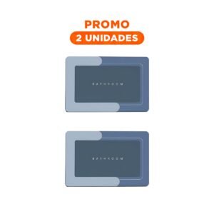 Pack2 Producto Rectangular Azul para Uso Diario en Bano Hogar con Buen Acabado