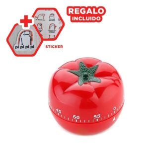 Cronometro Tomate Rojo para Cocinar con Precision y Comodidad Y+Regalo Sticker