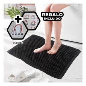 Tapiz Rectangular de Microfibra 40x60cm Negro para Ambientes Y+Regalo Sticker