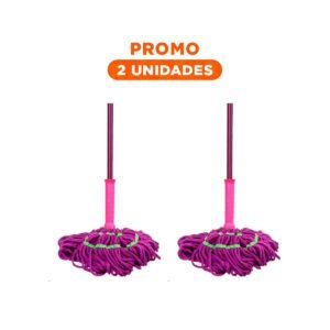 Pack2 Escurridor Giratorio para Piso con Autoexprimidor de Uso Domestico