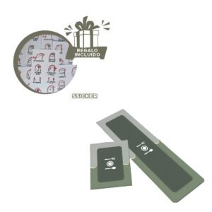 Mat de Piso con Funcion Antideslizante para Cocina y Uso Diario Verde Y+Regalo Sticker