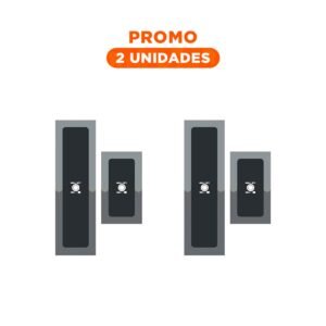 Pack2 Tapete de Piso con Superficie Antideslizante para Cocina Plomo