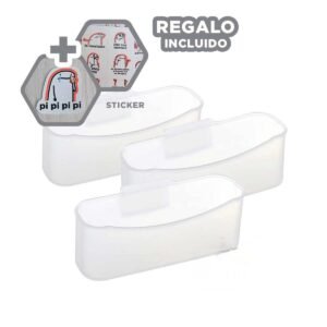 Caja Organizadora en Set de 4 Transparente para Refrigeradora y Escritorio Y+Regalo Sticker