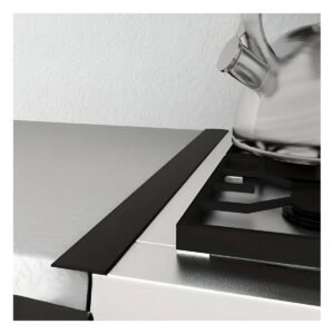 Perfil Silicona Negra para Cubrir Ranuras Cocina con Proteccion Anti Grasa Eficaz