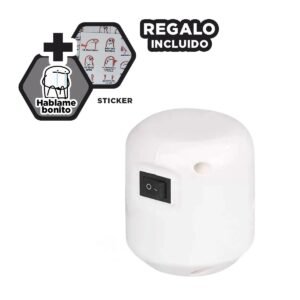 Dispositivo Portatil de Succion para Sellado de Bolsas al Vacio Blanco Y+Regalo Sticker