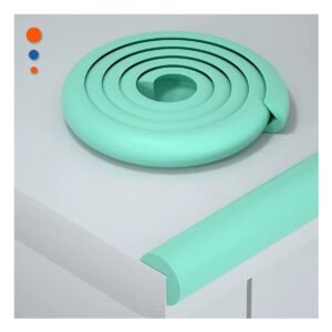 Protector de Bordes de Espuma 2 Metros Color Verde Agua Seguridad Hogar