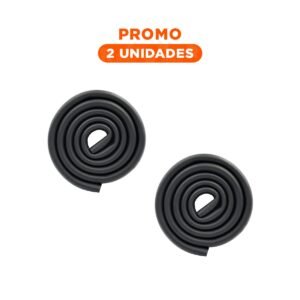 Pack2 Esquinero Protector de Espuma para Bordes de Mesa Seguridad en Hogar Negro