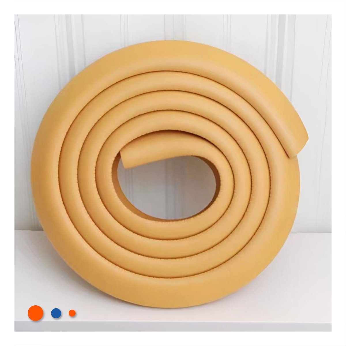 Protector Esquinero de Espuma para Bordes de Mesa y Muebles Hogar Mostaza