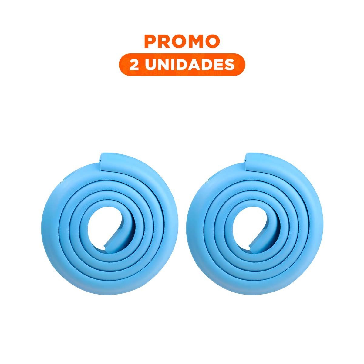 Pack2 Esquinero Protector de Espuma para Bordes de Mesa Seguridad Hogar Azul