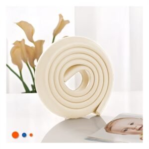 Protector Esquinero de Espuma para Bordes de Mesa y Muebles Hogar Crema